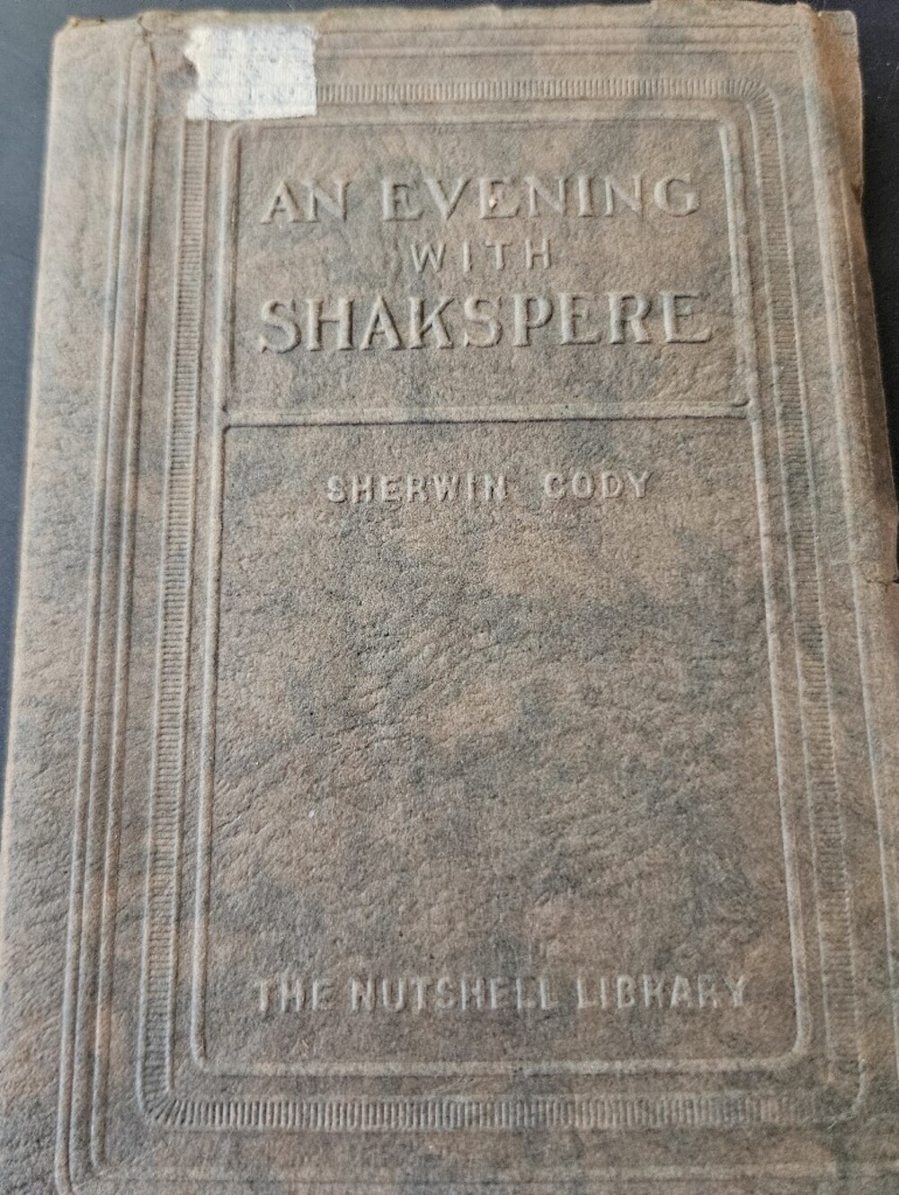 ☆ OLD, 1912, An Evening with Shakspere Book ☆
